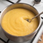 ugotowana w garnku polenta