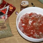 przygotowanie farszu do kartaczy z mięsem