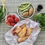 Kurczak z fasolą duszony w sosie po kreteńsku składniki