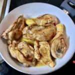 Kurczak z fasolą duszony w sosie po kreteńsku