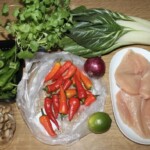 Kurczak z papryką i grzybami shimeji z woka składniki