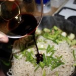 Makaron z mięsem i pak choy po chińsku