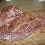 łopatka wieprzowa natarta przyprawami