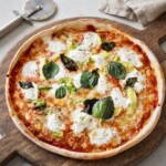 pizza podpłomyk gotowa po upieczeniu