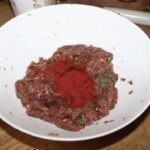 przygotowani farszu na pulpety