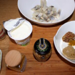 Śledzie w sosie musztardowym z kurkumą składniki