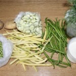 Zupa jarzynowa z fasolką szparagową i bobem składniki