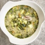 Zupa jarzynowa z fasolką szparagową i bobem