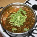 Zupa meksykańska z kurczakiem i kolendrą