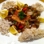 Dorsz pieczony z warzywami