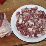 karczek wieprzowy pokrojony w małą kostkę