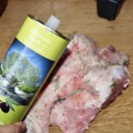 ćwiartka świeżej jagnięciny przyprawiana
