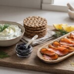 kanapki szwedzkie z łososiem przygotowanie