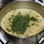 sos koperkowy w garnku