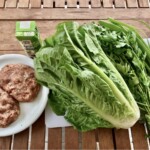 Klopsy wieprzowe w sosie z rzymską sałatą składniki