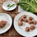 klopsy wieprzowe na talerzu