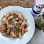 pierś kurczaka pokrojona w paski