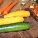 kolorowe cukinie i marchewki