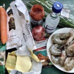 Linguine z krewetkami w pomidorach garidomakaronada składniki