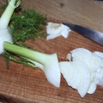 krojony fenkuł koper włoski