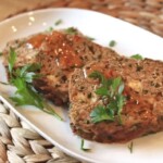 Pieczeń rzymska klops mięsny z ziołami i serem