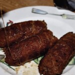 trzy ugotowane rolady śląskie