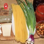 spaghetti z sosem z Krety składniki