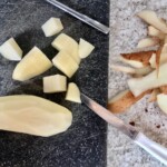 obrany i pokrojony kurczak