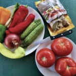 Wieprzowina duszona z papryką i pomidorami składniki