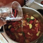 Wieprzowina duszona z papryką i pomidorami