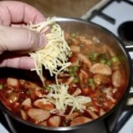 Zupa jarzynowa z kiełbasą i boczkiem