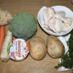 Zupa z brokułem na kurczaku składniki