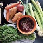 Zupa z pora z fasolką czerwoną i ziemniakami składniki