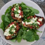 Bakłażany z warzywami i serem feta