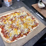 flammkuchen z bresaolą przygotowanie