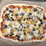 flammkuchen z bresaolą przygotowanie