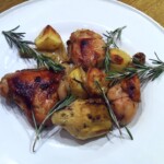 Kurczak pieczony po włosku z karczochami