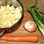 zupa rybna zagęszczana warzywami składniki