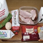 Babeczki na słono z szynką wędzoną i serem składniki