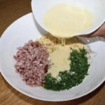 ciasto na Babeczki na słono z szynką wędzoną i serem