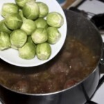 brukselka w białej misce