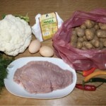 Eskalopki cielęce z sosem kalafiorowym z koperkiem składniki