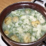 Eskalopki cielęce z sosem kalafiorowym z koperkiem