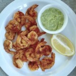 Krewetki smażone na oliwie z papryką wędzoną