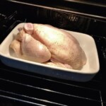 Kurczak pieczony w całości z cytryną po włosku