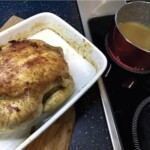 Kurczak pieczony w całości z cytryną po włosku