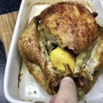 Kurczak pieczony w całości z cytryną po włosku