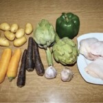 Kurczak pieczony z warzywami korzeniowymi składniki