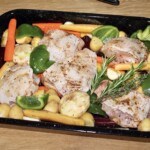 kurczak pieczony z warzywami korzeniowymi