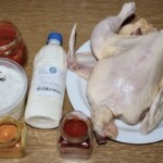 Kurczak tandoori pieczony w całości składniki